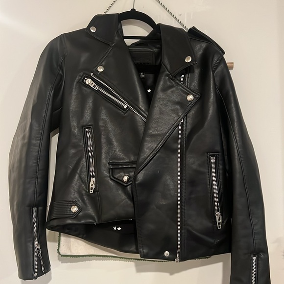 Blank NYC • For The Night Vegan Leather Jacket in Black - Picture 2 of 4